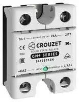 84138013N: Solid State Relay, 25 A, 270 VAC, Panel Mount, Screw, Zero Crossing