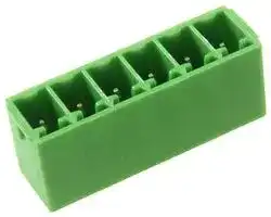 EB3-06-B-180: TERMINAL BLOCK, EUROSTYLE, 6 POSITION