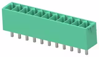 1-2842476-1: Terminal Block, 1Row, Green, Header, 3.5 mm, 11 Ways, 8 A, 300 V, Through Hole Vertical