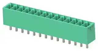 1-2842476-4: Terminal Block, 1Row, Green, Header, 3.5 mm, 14 Ways, 8 A, 300 V, Through Hole Vertical