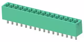 1-2842476-6: Terminal Block, 1Row, Green, Header, 3.5 mm, 16 Ways, 8 A, 300 V, Through Hole Vertical