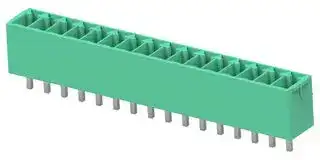 1-2842476-6: Terminal Block, 1Row, Green, Header, 3.5 mm, 16 Ways, 8 A, 300 V, Through Hole Vertical