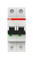 2CDS272001R0204: Thermal Magnetic Circuit Breaker, MCB, 2P, 25 kA, 230 V, 20 A