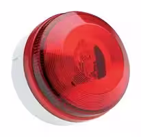 X195-02WH-SB-02: Beacon, Continuous/Flashing, Red, 28 V, IP65, 104 mm x 73 mm, X195 Series