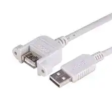 UPMAA-03M.: USB CABLE, A PLUG-A RCPT, 11.8"