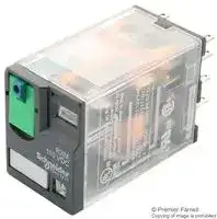 RXM2AB2FD: Power Relay, DPDT, 110 VDC, 12 A, Harmony RXM Series, Socket