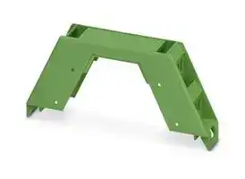 2906843: DIN RAIL HOUSING, UPPER, POLYAMIDE, GRN