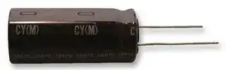 UCY2G101MHD: Electrolytic Capacitor, Miniature, 100 µF, 400 V, ± 20%, Radial Leaded, 10000 hours @ 105°C, Polar