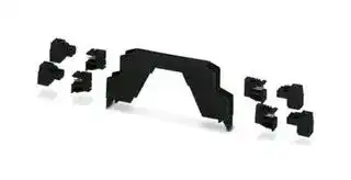 2706373: DIN RAIL HOUSING, UPPER, POLYAMIDE, BLK