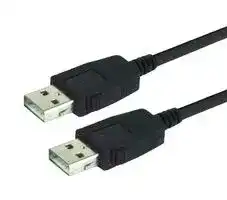 CAUALAL-5M: USB Cable, Type A Plug to Type A Plug, 5 m, 16.4 ft, USB 2.0, Black