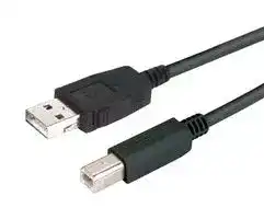 CAUALB-4M: USB Cable, Type A Plug to Type B Plug, 4 m, 13.1 ft, USB 2.0, Black