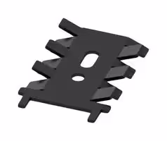 FK 236 CB SA CB: Heat Sink, Anodised Black, 18 K/W, SOT-9, SOT-32, TO-3, TO-66, 23.4 mm, 5 mm, 35.8 mm