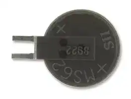 MS621FE-FL11E: Rechargeable Battery, 3 V, Lithium Manganese Dioxide, 5.5 mAh, Button Cell, PCB Pins, 1