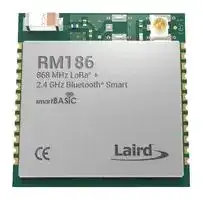 RM186-SM-01: LoRa + Bluetooth® Module, LPWAN EIoT Applications, 863 to 870Mhz, 50KBPS