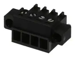 39514-0004: 3.81MM EURO PLUG RA ME BLK 4CKT