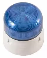 QBS-0047: Beacon, Xenon, Blue, Flashing, 2W, 24VDC, IP65, 85mm Dia., 81mm Height