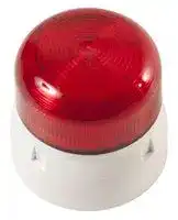 QBS-0002: Beacon, Xenon, Red, Flashing, 3W, 110VAC, IP65, 85mm Dia., 81mm Height