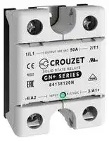 84138120N: Solid State Relay, 50 A, 500 VAC, Panel Mount, Screw, Zero Crossing