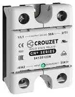 84138123N: Solid State Relay, 50 A, 500 VAC, Panel Mount, Screw, Zero Crossing