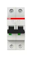 2CDS272001R0254: Thermal Magnetic Circuit Breaker, MCB, 2P, 25 kA, 230 V, 25 A