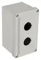 9001SKY2: Control Station Enclosure, 30mm, Plastic, 2 Holes, 30 mm, Natural, 168.9 mm, 99 mm