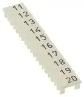 04.845.0253.0: TERMINAL BLOCK MARKER, 11 TO 20, 5MM