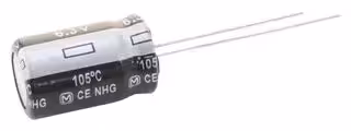 EEUFR1A102LB: Electrolytic Capacitor, 1000 µF, 10 V, ± 20%, Radial Leaded, 8000 hours @ 105°C, Polar