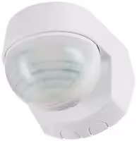 STLW1000: PIR Sensor, White, 180° Beam Angle, 12 m Sensing Range, 76 mm x 76 mm x 87 mm