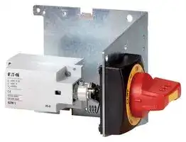 NZM1-XSRM-L: Assembly Kit, Main Switch, Left Side, Red, NZM1 Series Molded Case Circuit Breakers