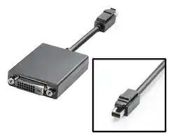 6ES7648-3AK00-0XA0: Adapter, Mini Display Port to DVI-D, Graphics Card NVIDIA P400, SIMATIC IPC Series