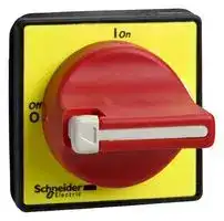 KDF2PZ: Rotary Handle, Yellow/Red, TeSys VARIO/Mini VARIO Series Switch Disconnectors