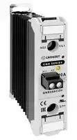 GNR20ACZH: Solid State Relay, 20 A, 660 VAC, DIN Rail, Screw, Zero Crossing