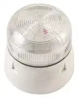 QBS-0055: Beacon, Xenon, Transparent, Flashing, 3W, 24VDC, IP65, 85mm Dia., 81mm Height