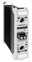 GNR25DCRH: Solid State Relay, 30 A, 500 VAC, DIN Rail, Screw, Random Turn On
