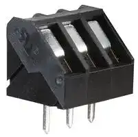 CTBP3000/3: Wire-To-Board Terminal Block, 5 mm, 3 Ways, 22 AWG, 14 AWG, 1.5 mm², Clamp
