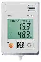 TESTO 162 H1: Data Logger, Temperature & Humidity, 1 Channel, 10K Samples, USB, Wi-Fi, LED
