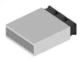 LA HB 6 200 12: Fan / Force Cooled Heat Sink, 12VDC, 0.027 K/W, 66 mm, 190 mm, 200 mm, 145 m³/h, 69.5 dBA