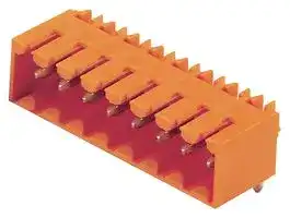1605120000: Terminal Block, Header, 3.5 mm, 7 Ways, 17 A, 320 V, Through Hole Right Angle