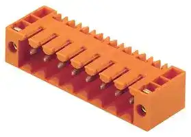 1607110000: Terminal Block, Header, 3.5 mm, 10 Ways, 17 A, 320 V, Through Hole Right Angle