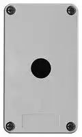 XAPA1110: Control Station Enclosure, Empty Control Station & Signal Unit, Glass, 4 Holes, 22 mm, Grey