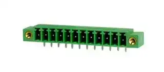 20.155MHF/2-E: Terminal Block, Header, 3.5 mm, 2 Ways, 10 A, 250 V, Through Hole Right Angle