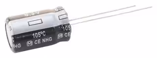 EEUFR1C102B: Electrolytic Capacitor, 1000 µF, 16 V, ± 20%, Radial Leaded, 8000 hours @ 105°C, Polar