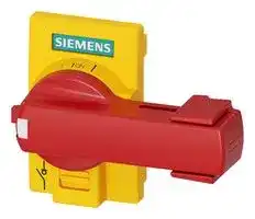 3KD9101-8: Operating Mechanism, Direct, Flat, Red/Yellow, Switch Disconnectors