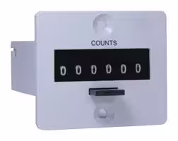SA51B-385: Counter, CR-26 Series, Resettable, 230 Vac, Rectangular, 22 AWG Wires