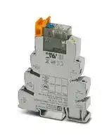 2910517: Power Relay, SPDT, 120 VAC, 10 A, PLC-INTERFACE Series, DIN Rail