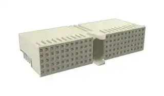 HM2R01PA5100N9LF: Connector, FCI Milipacs HM2R01P Series, 110 Contacts, 2 mm, Receptacle, Press Fit, 5 Rows