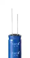 GY13R010020V505R: Supercapacitor, Single Cell, 5 F, 3 V, Radial Leaded, -10%, +30%, 5 mm, 1000 hours @ 65°C