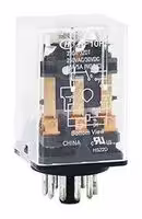 HF10FH/024A-3ZDT: Power Relay, Miniature, 3PDT, 24 VAC, 10 A, HF10FH Series, Through Hole, Non Latching