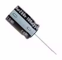 UCS2E221MHD: Electrolytic Capacitor, 220 µF, 250 V, ± 20%, Radial Leaded, 1000 hours @ 105°C, Polar