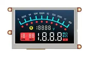 ULCD-43D-AR: TFT LCD, 4.3 ", 480 x 272 Pixels, HVGA, Landscape, RGB, 5V